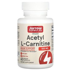 아세틸 L-카르니틴 500mg 60베지캡슐 자로우, 120g, 1개, 60정