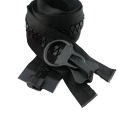 SKANDSALO 천막 플라스틱 지퍼 텐트 자크 두꺼운 대형 자물쇠 잠금 장치, 블랙 60CM, 1개