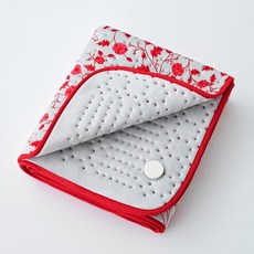 보이러 보이로 전기요 6단 1인용 UB03 레드플라워 프리미엄 워셔블 전기매트 475304