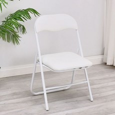 야외 낮은 접이식의자 휴대용 간이 보조의자 행사용 의자, 1인용, 화이트 가죽 35cm