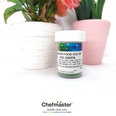 셰프마스터 지용성 파우더 식용색소 3g 그린 제과제빵색소 아이스크림색소 베이커리색소, powder blue3g