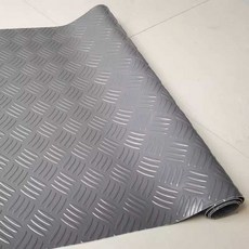 바닥매트 창고 PVC고무매트 미끄럼방지 복도 고무, 1개, 120x500cm 그레이 불릿 1.2mm