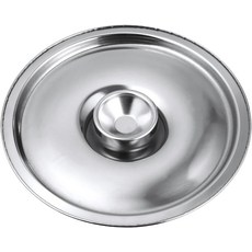 DOITool 5.5인치14cm 미니 팬 뚜껑 스테인리스 스틸 조미료 냄비 커버 교체용 작은 프라이팬 주방 조리기구 액세서리용 손잡이 포함, 6.3INCH