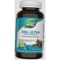 네이처로스 웨이 DGL 울트라 - 감초 뿌리 추출물 소화 도움 굿가드 포함 비건 Natures Way