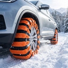 아우토마켓 논슬립 강화 차량용 케이블타이형 스노우체인, 20개