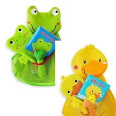 [사파리] 북유럽 우리 아기 첫 목욕책 토이북 세트 (전2권) - 바다가좋아.목욕이좋아 [따뜻한책방]