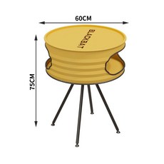 INS 드럼통 업소용 테이블 세트 인더스트리얼 컨셉 감성 카페 산업풍 인테리어 바 상업용
