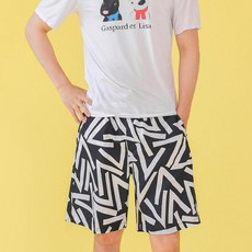 人字紋男式防曬褲泳裝短褲沙灘裝底板短度假裝大碼 A111M