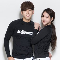 ELINE 中性款logo泳裝上衣