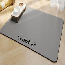 앤쥬 규조토 반려동물 식기매트(80X50CM) 고양이규조토식기매트, 1개