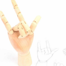 손모형 관절 스케치 손 미술관절인형 손스케치 79000EA 1EA, 본상품