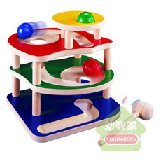 GOGO TOYS 敲打台 木製教具 玩具 手眼協調 小肌肉訓練 激發專注力 教育玩具 GogoToys #20504, 1個