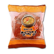 완전식품 뚝배기표 청국장, 180g, 16개