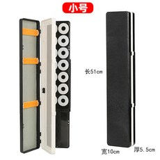 釣友俱樂部 51cm 小號彩繪多功能三層浮漂盒, 黑紋51厘米, 1個