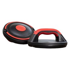 아이언빅 팽이 푸쉬업바, IRVCA00014, 블랙 + 레드