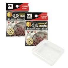 씨케이 / 대원정 오나가훅 / 미장 긴꼬리벵에돔 대물벵에돔 크릴색 채용 / 강력한 티탄 소재 / 예리한 포인트 끝 / 전용 케이스 포함, 1개