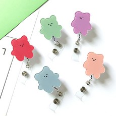 1+1 보냄 간호사 릴홀더 테이프걸이 사원증 학생증, 1세트, 그린