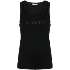 몽클레르 로고 자수 탱크 탑
