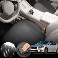 렉서스 (12-15) GS350 차량용 초슬림 통풍 시트 커버 블랙 2개 세트