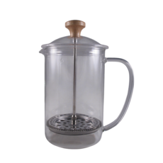 一屋窯 FH-109W 耐熱玻璃法式濾壓壺, 透明, 1個