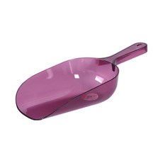 家用多功能剷米剷手持加厚冰剷多功能舀米勺家用廚房塑料麵粉剷子, 透明紫, 1個