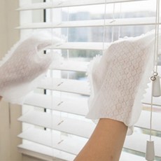 먼지 10P 틈새 블라인드 만능 청소용 청소 타올 걸레 물기 제거 부직포 손걸레 장갑 에어컨 기름 일회용, 1개