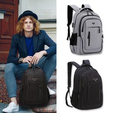 남자백팩 비지니스 캐주얼 백팩 가방 남성 직장인 대학생 13인치 15인치 노트북 백팩 USB 충전 포트 스마트책가방 20대 30대