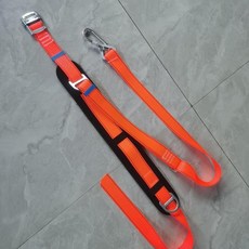 新品 加厚電工安全帶高空施工爬電線杆爬樹專用腰帶防磨爬杆圍杆帶攀登 副廠商品, 1個, 圓鉤,圍杆