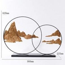 新中式禪意假山軟裝飾品, 如圖所示