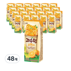 남양과수원 오렌지, 190ml, 48개