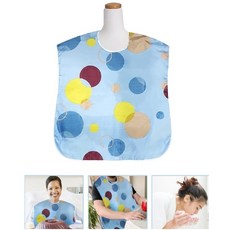 요양원 환자 식사 세안 방수 예쁜 대형턱받이 간편세척 성인용 실버용품 목둘레조절 휴대용 추천, 1개