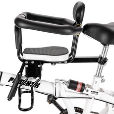 의자 보조 자전거 앞 간이 안장 좌석, A. 블랙 매달린 전체 시트 - 퀵릴리스, 1개