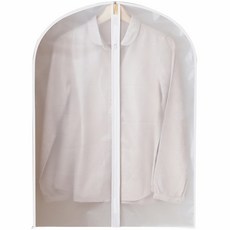 JS購物衣物收納防水防塵罩，透明防塵，衣物收納，拉鍊設計，方便取放，居家旅行必備, 1套, 1個裝