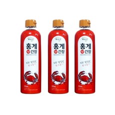 홀렌 구룡포 홍게 요리 만능 맛간장, 3개, 500ml