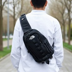 노스페이스 빅샷 원웨이 메쉬 미니 슬링백, 블랙