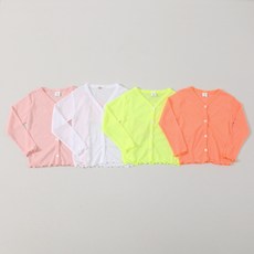 피에르 아동 여아 쿨링 여름 가디건 등원룩 여름 편한 키즈 유아용 바캉스 가디건