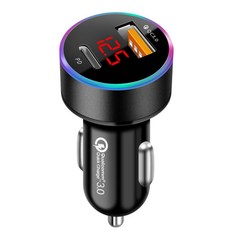서락 차량용 QC3.0 PD 고속충전 시거잭 S-2블랙 차충전기