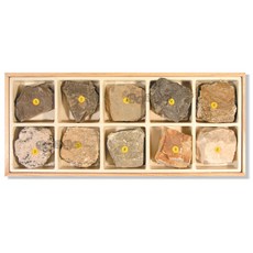 국내제조 변성암표본 10종 편마암 규암 대리암 광물표본 실험용 암석