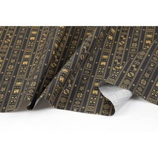 [한국 원단] 전통 문양 / 색동 연화단청 화훼도 에스닉 / 친환경 OEKO-TEX 인증 항균항염 원단 / 20수 / 반마단위, 1개, MK1017 G