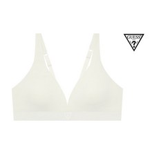 게스언더웨어 속옷 단품삼각 로고포인트 딥브이 브라렛 GCWBR742CRM PYG987 YKY110