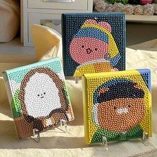 꿈꾸는비 명화 패러디 캔버스 보석 십자수 랜덤 십자수키트