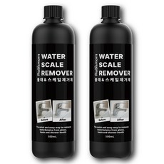 럽스맘 초강력 찌든 물때제거제 물때클리너 액체형 고농축 무향, 2개, 500ml