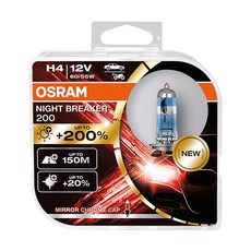 易油網 OSRAM 車燈 150% NIGHT BREAKER LASER 200% 超高亮度汽車燈泡, 1個