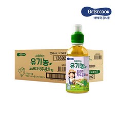 베베쿡 처음먹는 유기농 도라지작두콩차 200ml 24개
