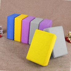 요가블럭 EVA 폼 스트레칭 필라테스 홈트 밸런스 블록 소프트 경량, 블루, 1개