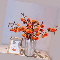 에버템즈 감꽃다발 DIY 키트 꽃다발만들기 모루꽃키트, 그린 잎