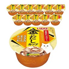 이나바 금빛육수컵 닭+참치+가다랑어 70g x 12개
