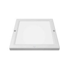 장수램프 LED 엣지 슬림 8인치 사각 센서등 20W 220mm, 주백색