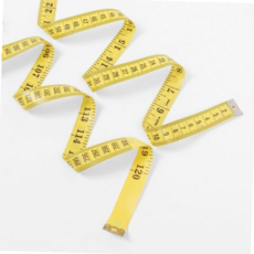 바디측정줄자 바디측정 피팅 (옐로우) 의류재단 옷줄자 줄자(3M), 본상품