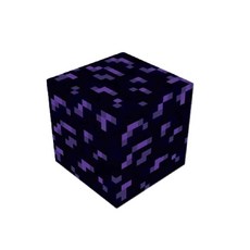 Minecraft 我的世界 小豬燈 輕拍感應 造型夜燈 遊戲周邊, 黑, 1套, 黑曜石(充電款)